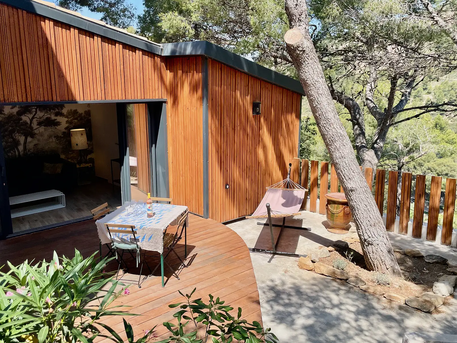 2. Terrasse Gite figuieres 2